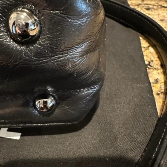 Gorgeous Chanel Black Flap Bag w/silver EUC - Picture 10 of 12